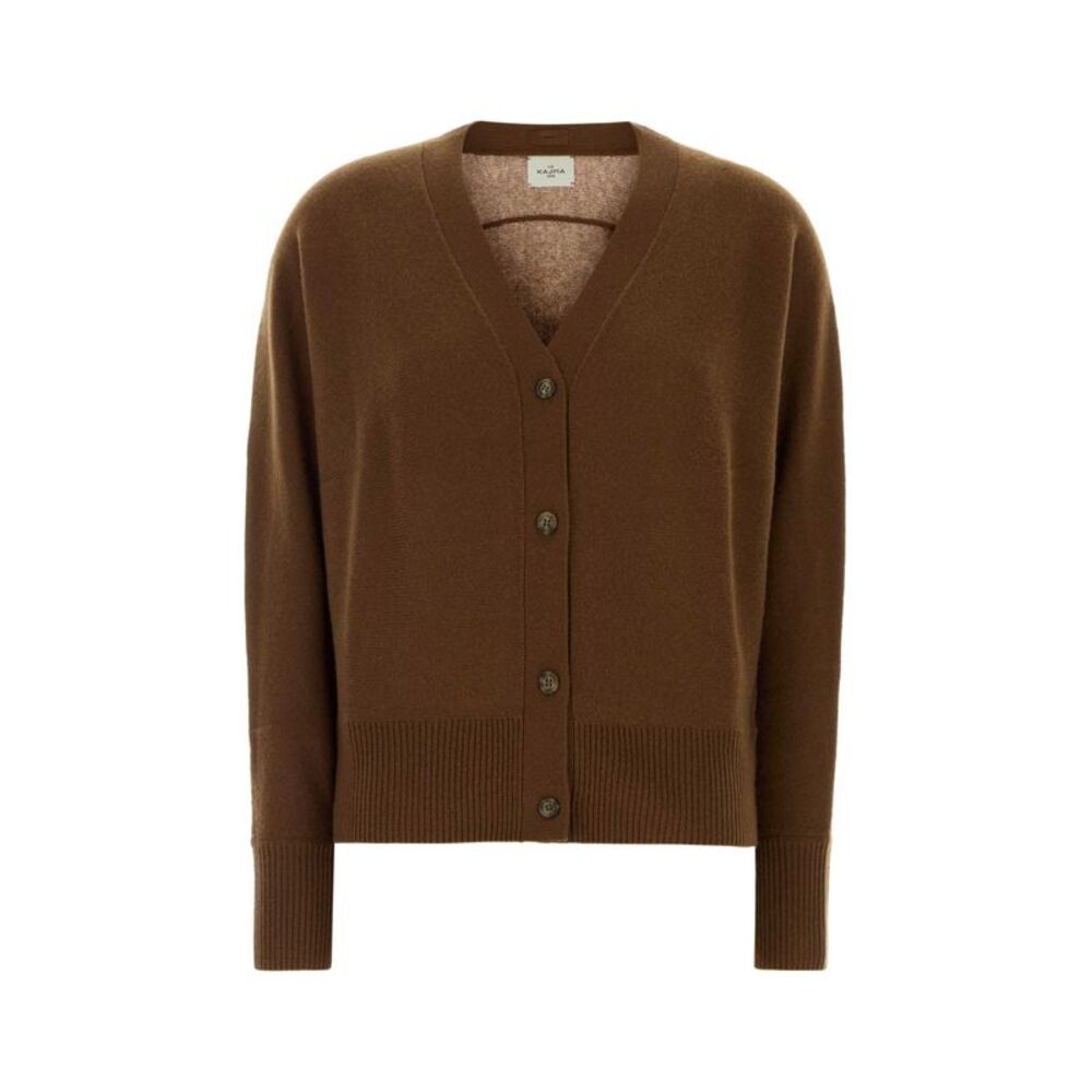 Le Kasha Women Brown Cotton Lyss Cardigan